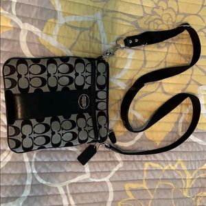 Coach cross body purse